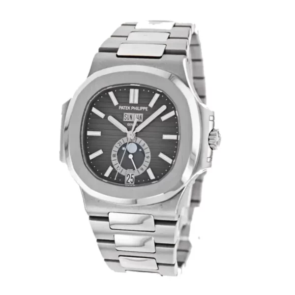 1 patek philippe nautilus black dial mens watch 57261a001 1.webp