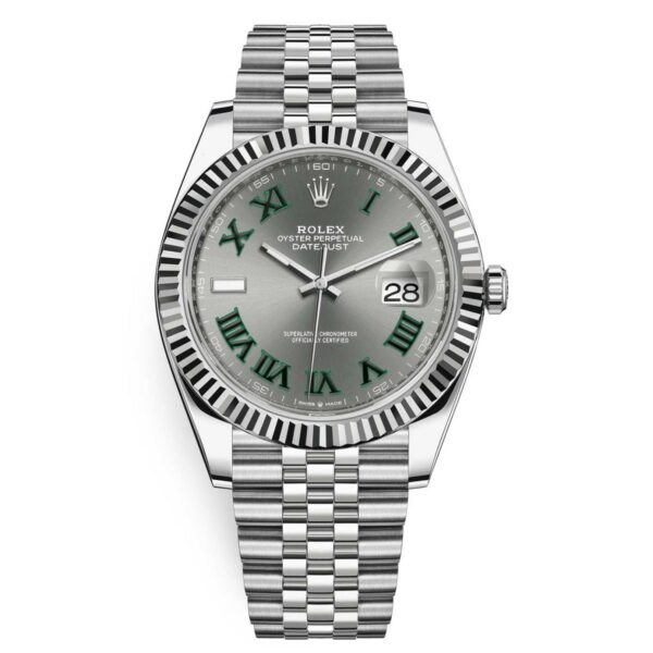 1 rolex datejust 126334 slate roman jubilee 41mm stainless steel mens wrist watch 1.jpg