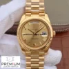 1 rolex daydate 40 champagne roman dial yellow gold president automatic mens wrist watch 228238.webp