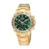 1 rolex daytona yellow gold 40mm green index dial yellow gold bezel oyster bracelet 116508 1.webp