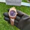 1 rolex lady datejust 31mm rose gold purple blue dial with diamond marker oyster perpetual jubilee bracelet watch 1.jpg