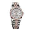 1 rolex oyster perpetual datejust 41mm two tones silver fluted motif dial jubilee bracelet wrist watch 1.webp