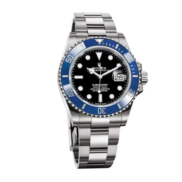 1 rolex submariner date white gold black 40mm dial ceramic bezel oyster bracelet 126619lb 1 1.webp