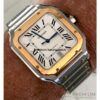 2 cartier santos de cartier steel yellow gold silver roman dial w2sa0009 1.jpg