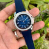 2 patek philippe aquanaut blue diamond dial mens blue rubber watch 5168g001 wrist watch for mens 1.jpg