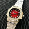 2 patek philippe nautilus red dial stainless steel automatic mens watch 57111r001 1.jpg