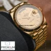 2 rolex daydate 40 champagne roman dial yellow gold president automatic mens wrist watch 228238.webp