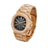 3 patek philippe 40mm men nautilus watch black dial rose gold 59801r001 1.jpg