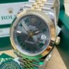 3 rolex datejust 126303 wimbledon dial twotone 41mm fixed jubilee bracelet wrist watch 1.jpg