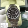 3 rolex skydweller stainless steel 42mm black index dial fluted white gold bezel oyster bracelet 326934 1.webp