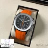 4 patek philippe aquanaut chronograph 5968a001 stainless steel with orange rubber watch 1.webp