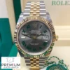 4 rolex datejust 41mm slate roman dial fluted bezel yellow gold jubilee mens watch 126333 high qualitywith box 1.webp