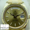 4 rolex daydate 40 champagne dial yellow gold president automatic mens watch 228238 1 2 1.webp