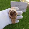 4 rolex daydate 40mm chocolate dial rose gold president automatic mens watch 228235 1.jpg