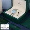 4 rolex oyster perpetual 36mm stainless steel turquoise index dial smooth domed bezel oyster bracelet 126000 1 1.webp