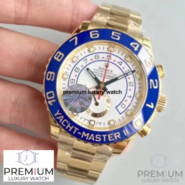 4 rolex yachtmaster ii 116688 mens 44mm 18k yellow gold white ceramic.webp