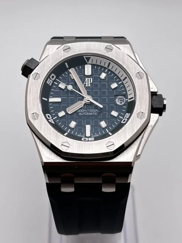 Audemars Piguet Royal Oak Offshore 42Mm Blue Dial Mens Watch Diver 15720 2.webp