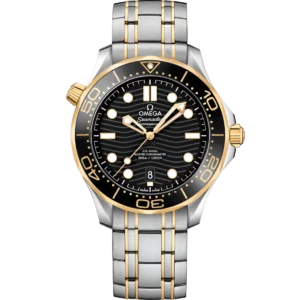 Omega Seamaster 300M Automatic 42Mm Black Dial Gold Two Tone Mens Wrist Watch 1.webp