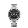 omega speedmaster57 coaxial master chronometer chronograph 405mm silver bezel black dial mens wrist watch 1.webp