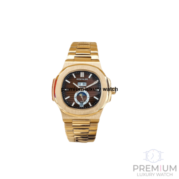 patek philippe nautilus brown dial rose gold annual calendar moon phase 57261a001 mens wrist watch 1 1.png