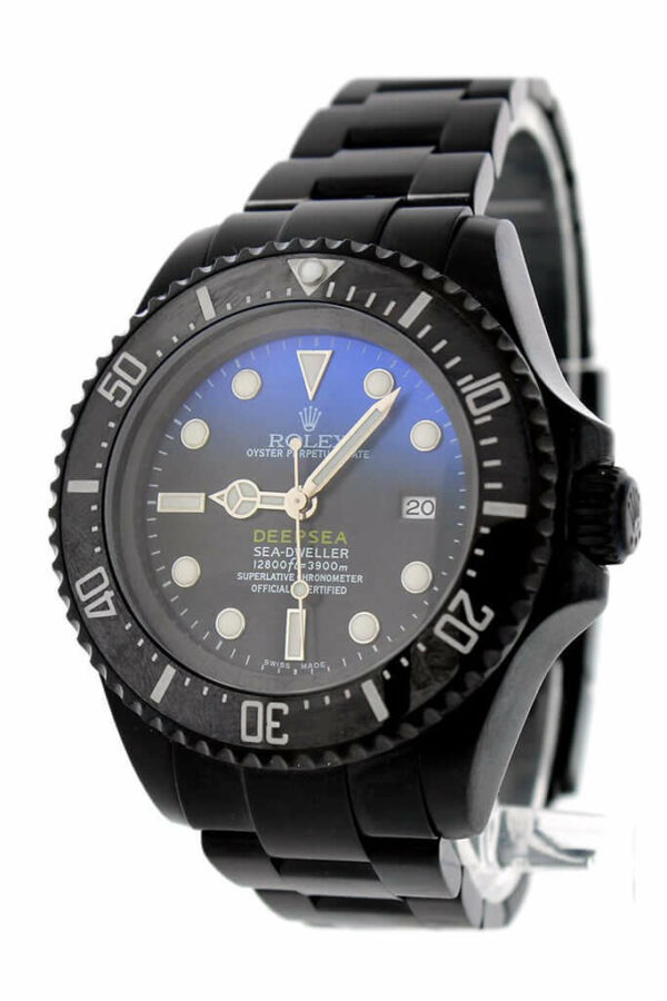 rolex black pvd sea dweller deepsea black blue dial stainless steel black boc coating oyster automatic mens watch 116660 replica t0i8o.jpg