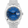 rolex datejust 126300 blue roman jubilee 41mm stainless steel mens wrist watch replica dznet.jpg