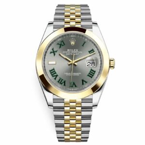 rolex datejust 126303 wimbledon dial two tone 41mm fixed jubilee bracelet wrist watch replica gs62i.jpg