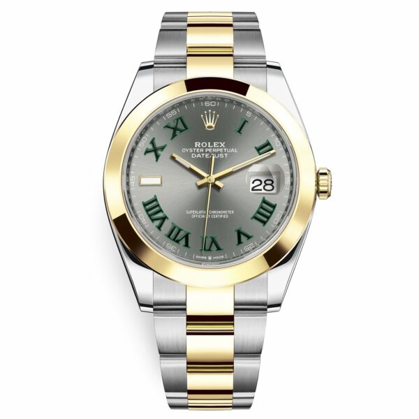 rolex datejust 126303 wimbledon dial two tone 41mm fixed oyster bracelet wrist watch replica grwad.jpg