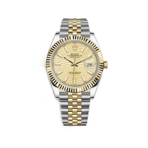 rolex datejust 126333 champagne fluted motif index dial two tone jubilee bracelet watch 1.jpg