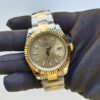 rolex datejust 126333 golden fluted motif dial stainless steel and yellow gold oyster bracelet watch replica zqqjq.jpg