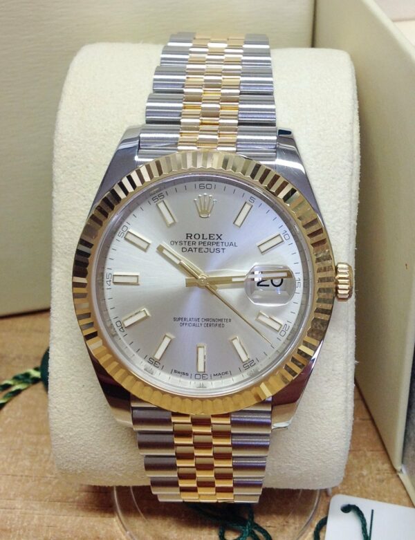 rolex datejust 126333 silver index jubilee 41mm steel and yellow gold mens watch replica bides.jpg