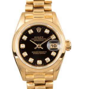 rolex datejust 36mm yellow gold black diamond dial president bracelet mens watchunisex wrist watch replica e3fvc.png