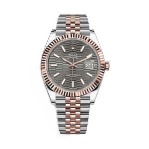 rolex datejust 41 steel rose gold 126331 slate fluted motif index jubilee bracelet watch 1.jpg