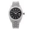 rolex datejust 41mm black dial smooth bezel steel mens wrist watch 126300 1.webp