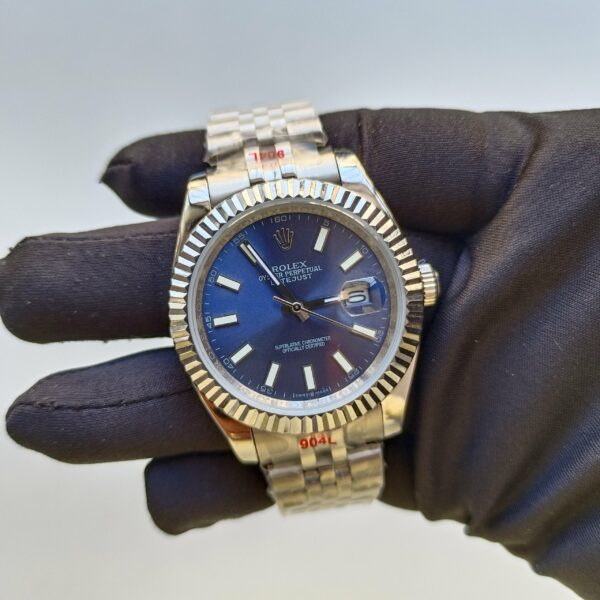 rolex datejust 41mm blue dial fluted bezel white gold jubilee mens watch 126334 replica kynjh.jpg