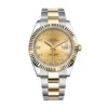 rolex datejust 41mm champagne diamond dial steel and yellow gold oyster mens watch 126333 replica wwmwx.webp