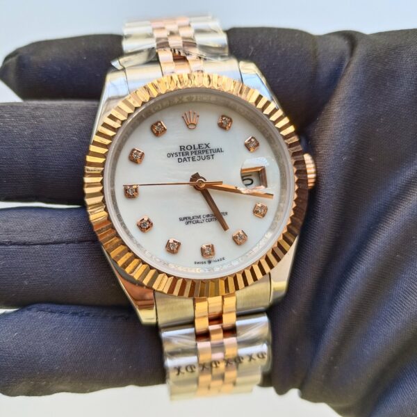 rolex datejust 41mm rolesor everose fluted dial jubilee bracelet white diamonds watch replica buvkn.jpg