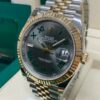 rolex datejust 41mm slate roman dial fluted bezel yellow gold jubilee mens watch 126333 replica z36ue.jpg