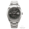 rolex datejust 41mm stainless steel slate roman dial smooth bezel oyster bracelet 126300 watch replica q9kso.png