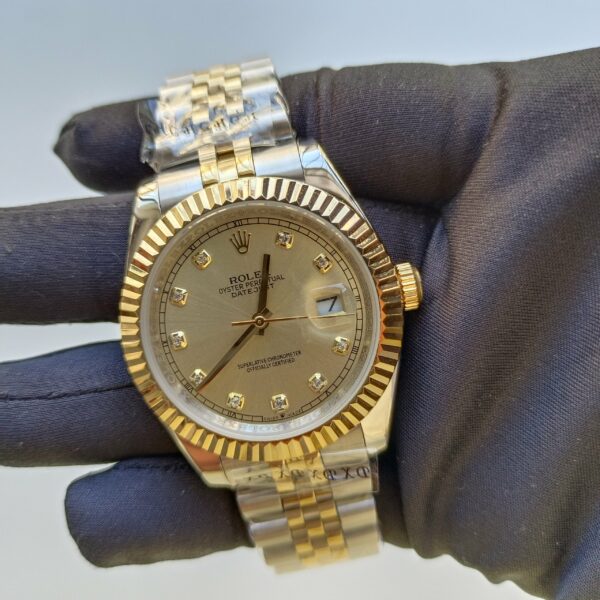 rolex datejust 41mm steel and yellow gold with champagne and diamond dial 126333 replica pimul.jpg