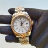 rolex datejust 41mm two tone white dial oyster perpetual watch replica mfuox.jpg