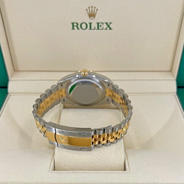 rolex datejust 41mm yellow gold steel golden palm motif dial fluted bezel jubilee bracelet 126233 replica b8sjo.jpg