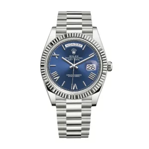 rolex day date 228239 blurp 41mm blue dial white gold luxury watch replica acxaq.webp