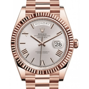 rolex day date 40 everose gold sundust watch replica tjxzm.png