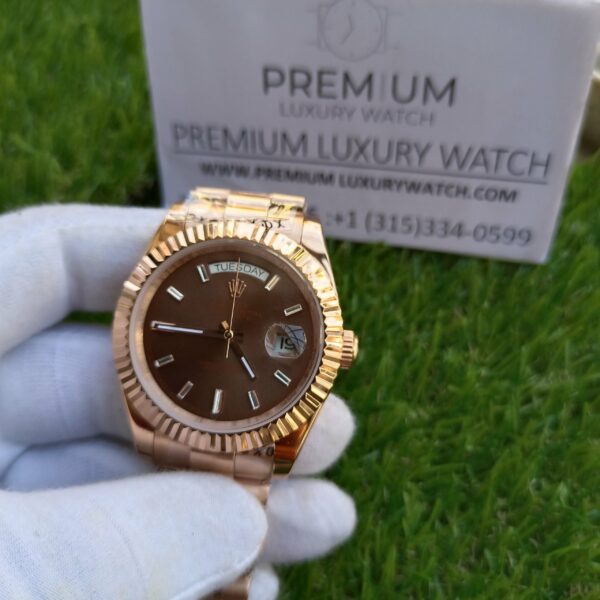 rolex day date 40mm chocolate dial rose gold president automatic mens watch 228235 replica y61rp.jpg