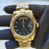 rolex day date 40mm presidential black motif dial wrist watch 228238 replica kwyhy.jpg