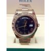 rolex day date 41mm black roman dial fluted bezel president bracelet yellow gold watch 228238 replica 5ofem.jpg