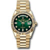 rolex day date 41mm president yellow gold fluted bezel shadow green diamond dial mens watch replica 5fbev.jpg