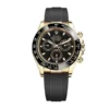 rolex daytona cosmograph yellow gold ceramic black dial rubber strap 116518ln 1.webp