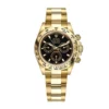 rolex daytona yellow gold 40mm black index dial yellow gold bezel oyster bracelet 116508 1.webp